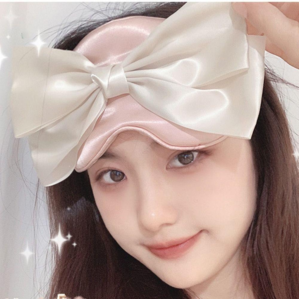 

Light Isolation Blackout Eye Mask Soft Shading Sleeping Mask Delicate Ice Silk Eye Mask Sleep зелёный