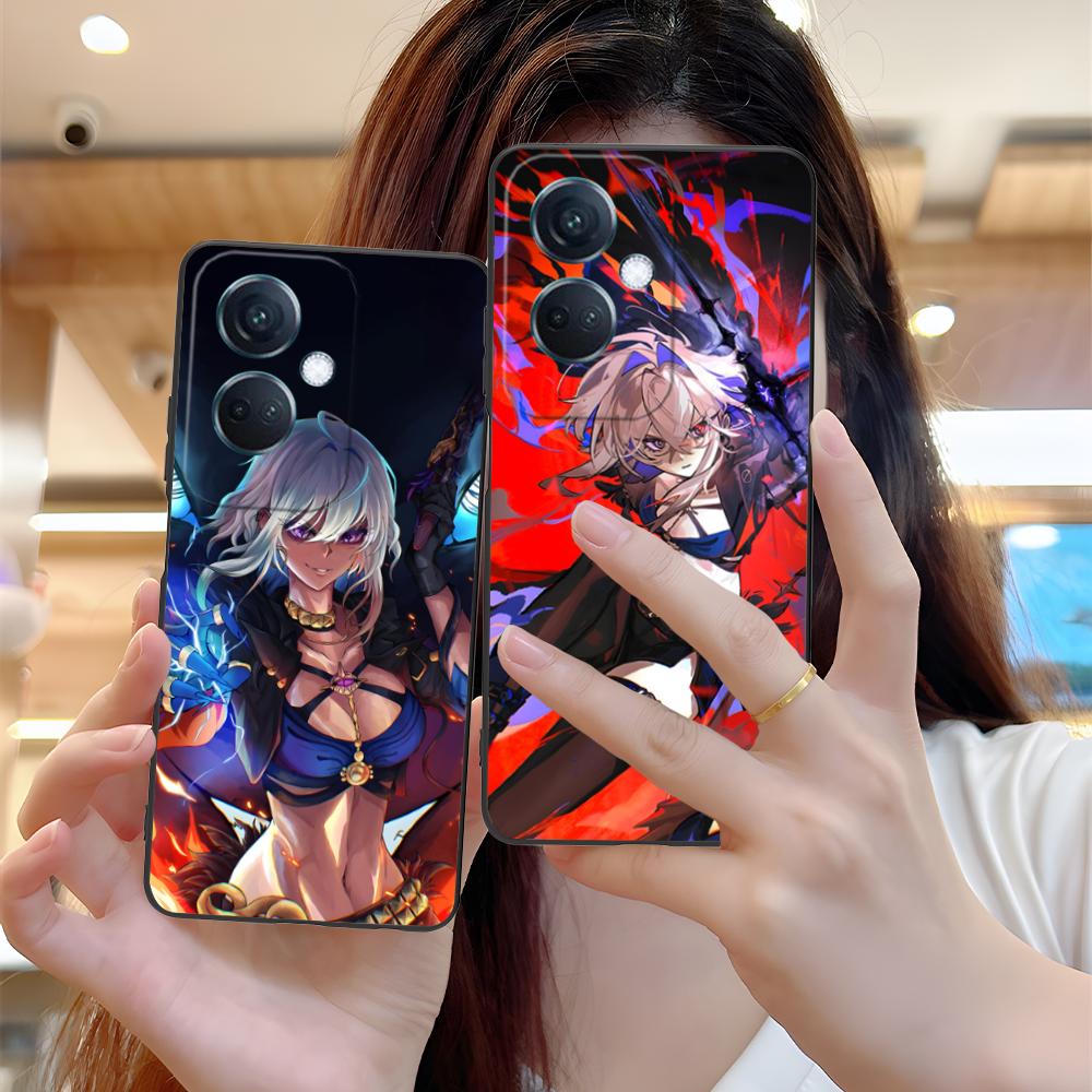 Wuthering Waves Galbrena Phone Case for OPPO Reno 14 13 12 11 10 9 8 7 6 5 F T Pro 5G Colorful Printing Cover Smartphone Luxury