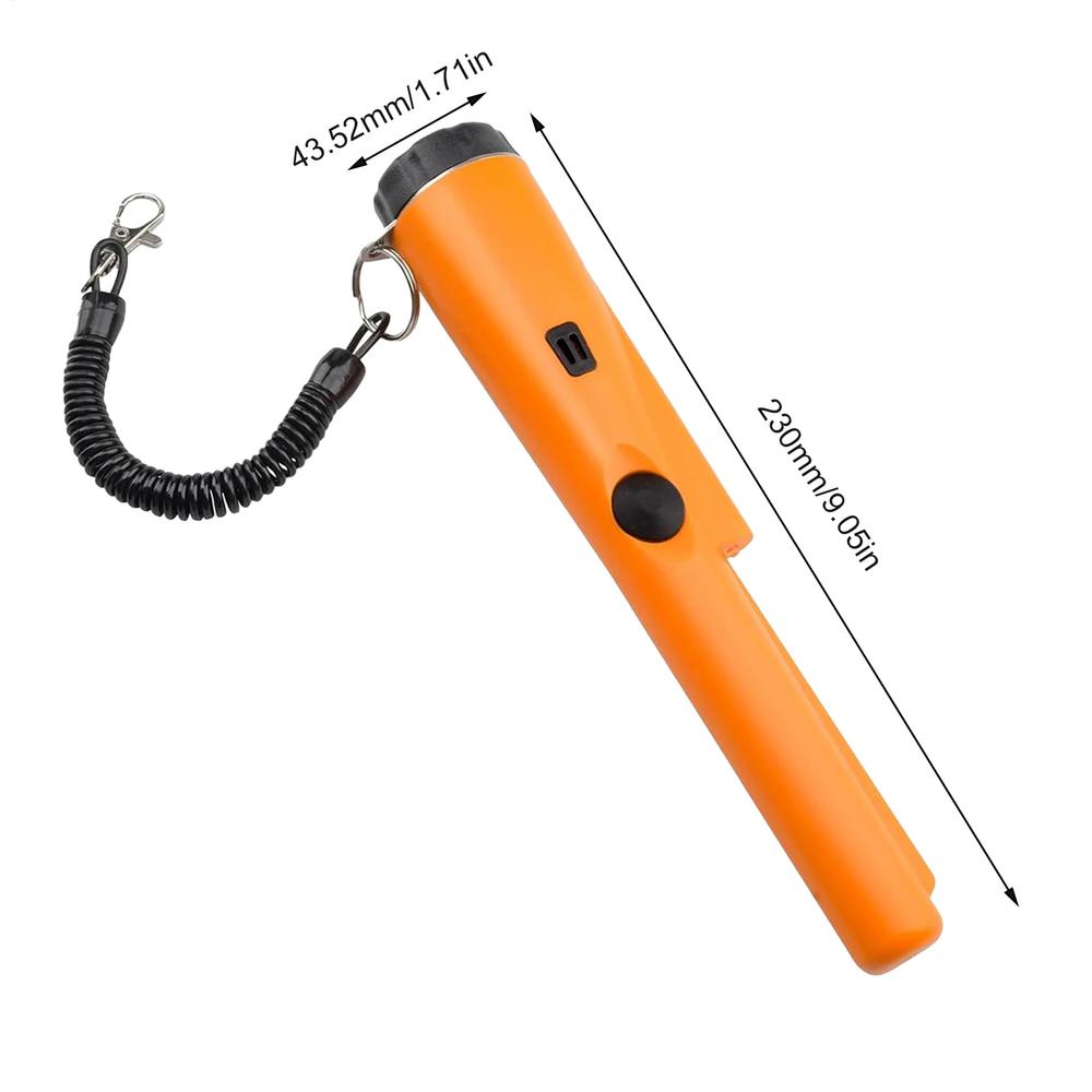 Handheld Metallldetektor Metall-Pinpointing-Stab Wasserdichter Kleiner Metallldetektor Hohe Genauigkeit Tragbarer Finder Edelsteine Jagdwerkzeug