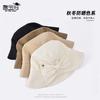8559 New bow bucket hat literary and versatile fashion women's hat showing face small bucket basin hat