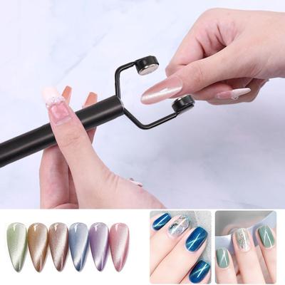 3-in-1 Nail Art Magnet Compact Design Portable Y-Shaped Double Head Magnetic Manicure Tool Multifunctional Nails Design Tools