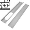 Portable AC Window Seal and Vent Kit Adjustable Air Conditioner Adapter Exhaust Hose Connector fit 5.9 Inch Diameter Hoses