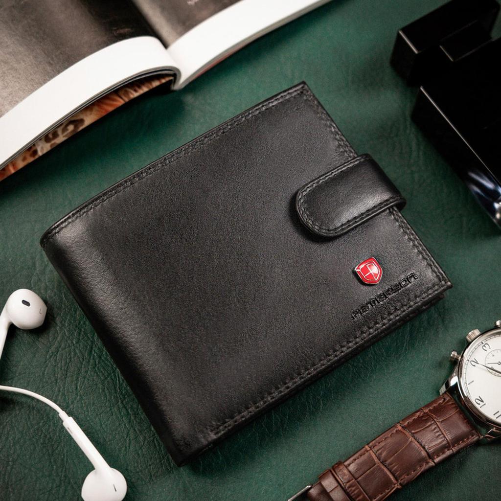 Skórzany męski portfel Peterson MR-11L-CN