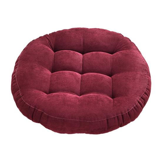 Tufted Seat Cushion Extra Thick High Elasticity Soft Round Solid Color Chair Tatami Sofa Floor Sitting Mat Pad Home Office Supplies