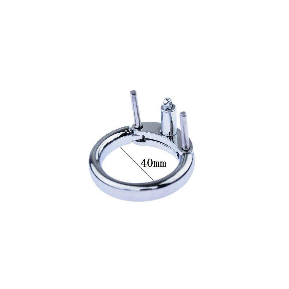 2023 New Male Stainless Steel Chastity Cage Penis Ring Bird Cage Bondage Metal Phallus Abstinence Device BDSM Sex Toys for Men18