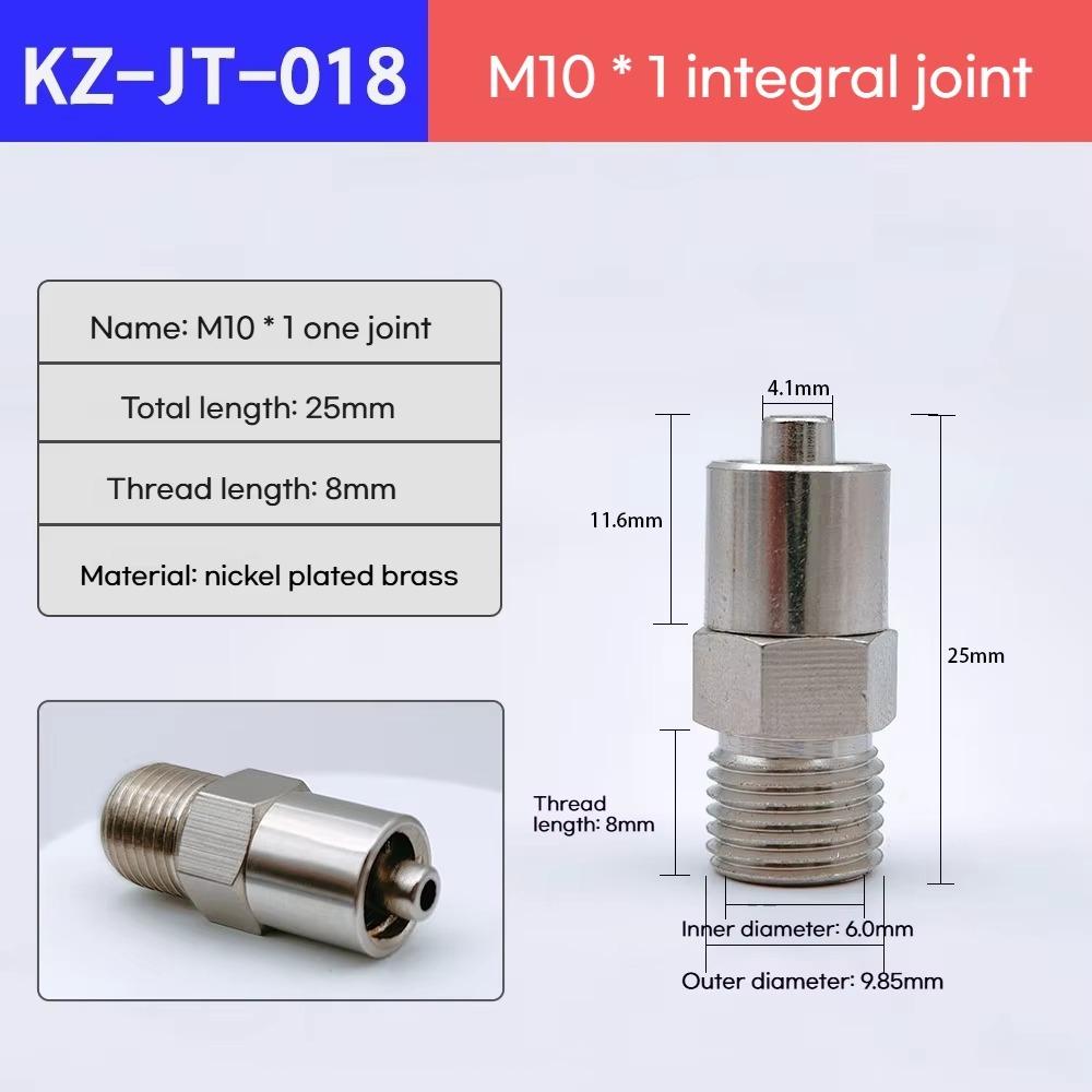 1Pcs G1/8 G1/4 M10*1 M12*1 Dispense Valve Adapter Luer Lock Brass Dispensing Valve Connector Double Screw Automatic