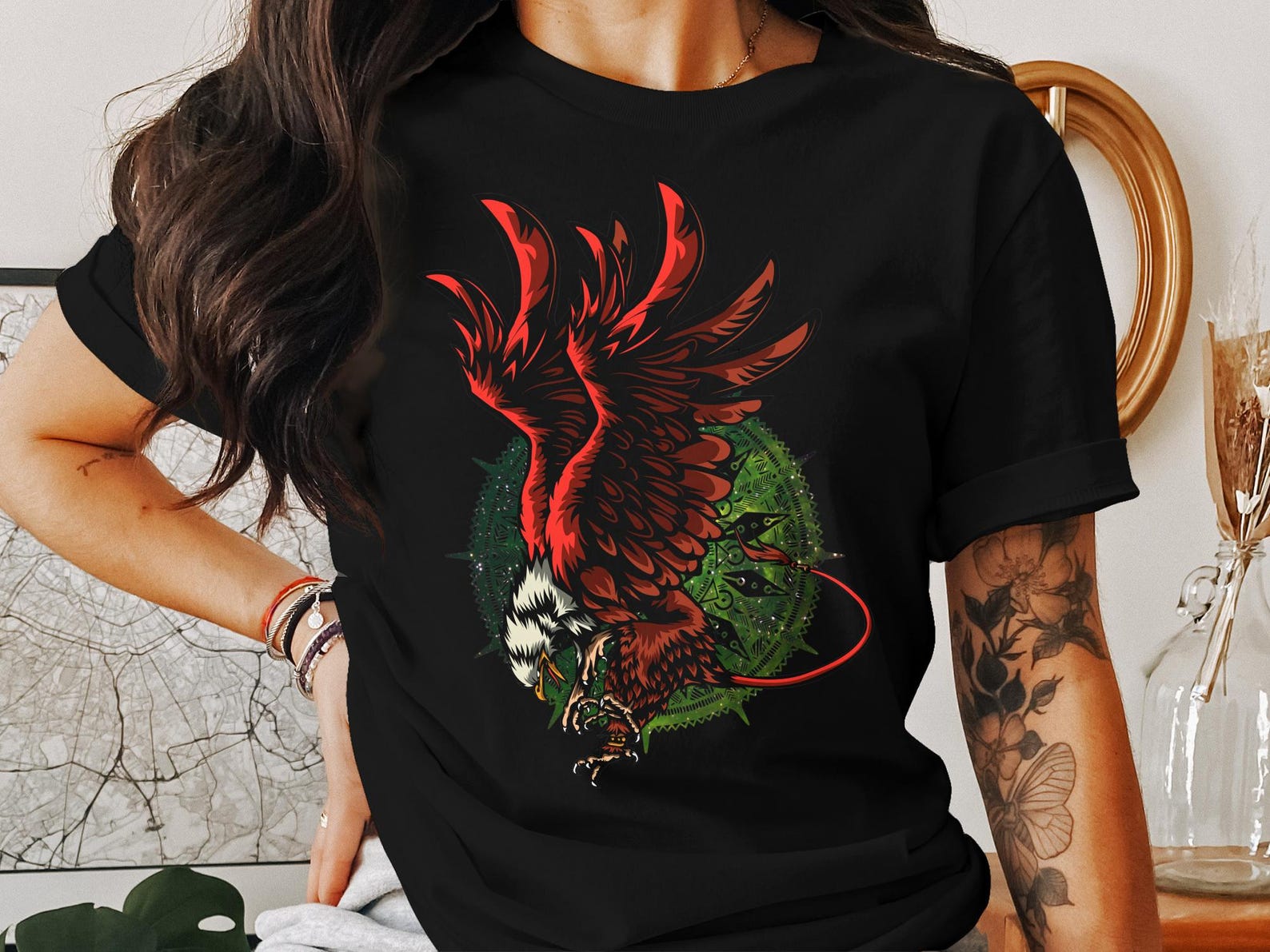 Greek Mythology T-Shirt, Griffin Greek God Design, Ancient Greece Tee, Greek Religion Shirt, Historical Greek Deity Apparel S
