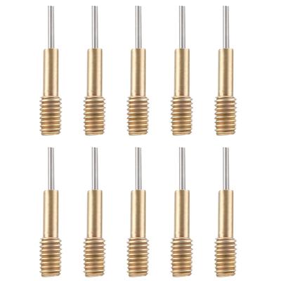 10pcs Watch Strap Adjuster Needle Watch Band Link Pin Remover Tool (Gold)