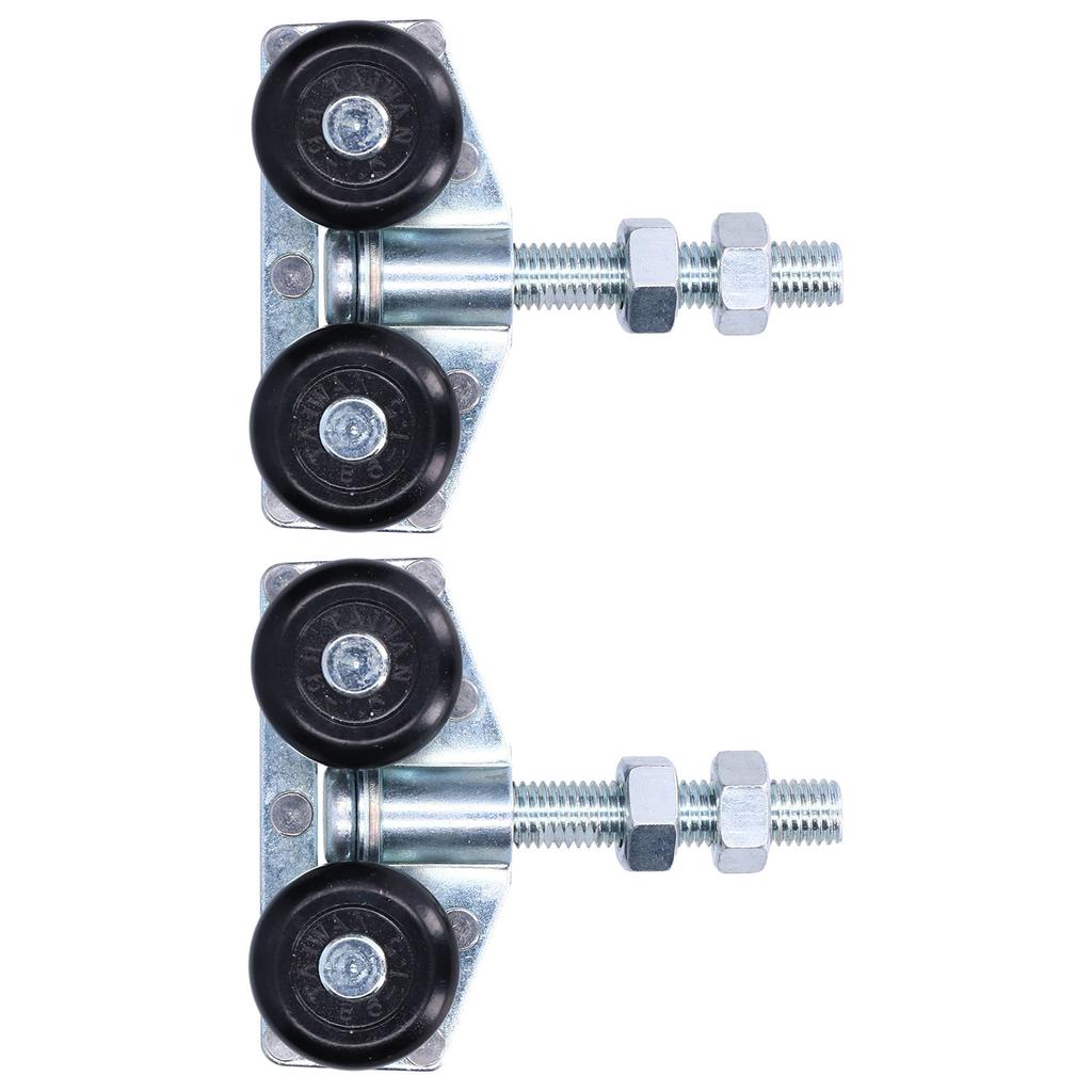 2 יחידות גלגל תלייה לדלת הזזה גלגלת מתלה גלגל דלת זכוכית אביזר חומרה