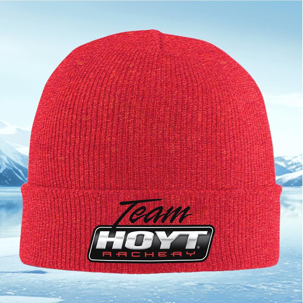 Team Hoyt Archery Logo Design Unisex Women Unisex Knitted Hat Beanie Pullover Cap Winter Thermal Warm Christmas Outdoor Cycling Hik