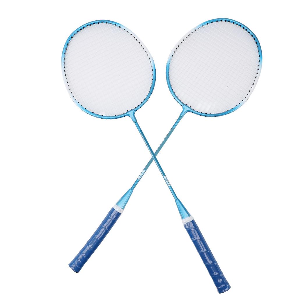 Badminton Set Iron Alloy Incrsed Ar Shock Absorption Lightweight Badminton Racket Set for Beginner Children Adults