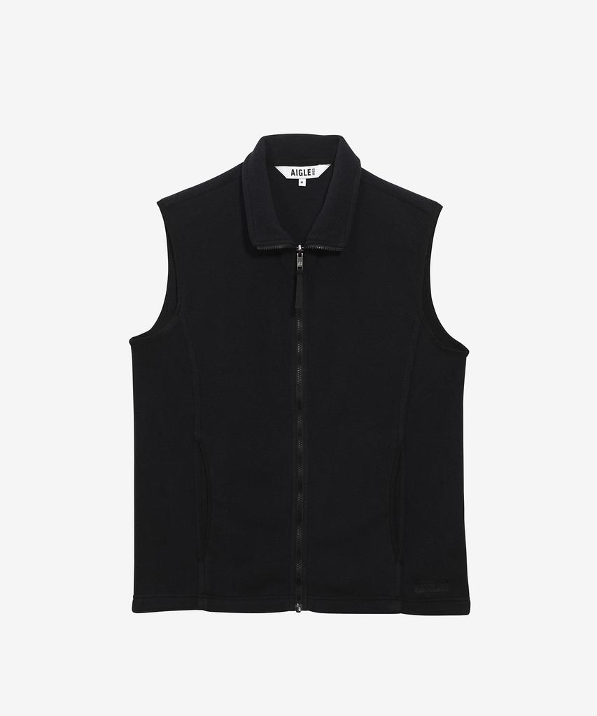 Aigle Men'S T-Kit Fleece Zip-Up Vest Aiw24Mfle003Noi