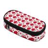 Pen Case Easy Open Zipper Roomy Interior 300D Polyester with Mesh Pocket Removable Divider and Pen Slots for Teens and Students