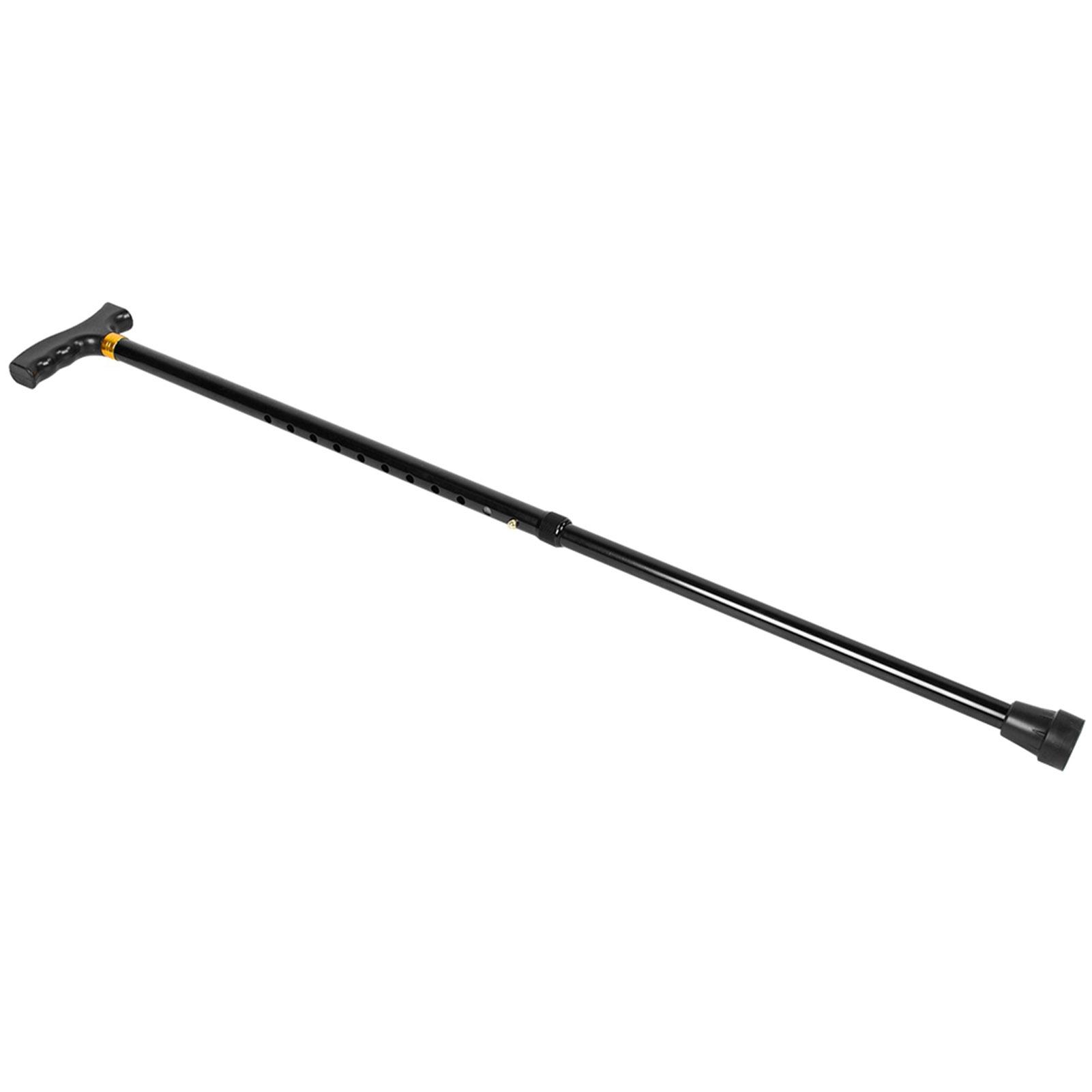 Thicken Aluminum Alloy Outdoor Anti Skid   Folding Cane Elderly Walking Sticks Gift