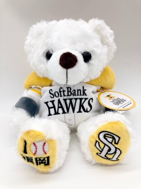Fukuoka SoftBank Hawks Harry Plush Toy S by Makoto Fujini (Home) [Fukuoka Exclusive]
