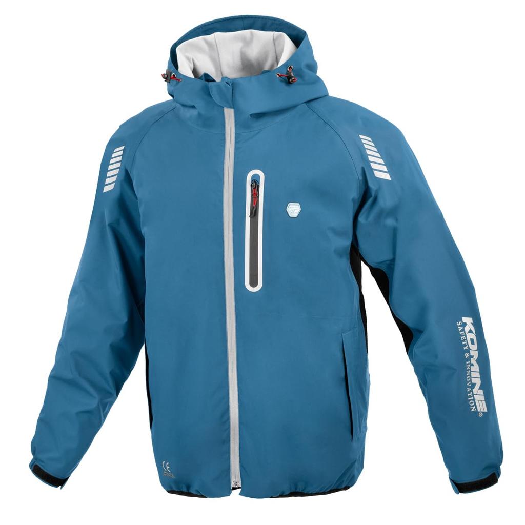 Komine Enigma Light Winter Motorcycle Jacket JK-630 Parka, Turquoise, Large, 07-630,