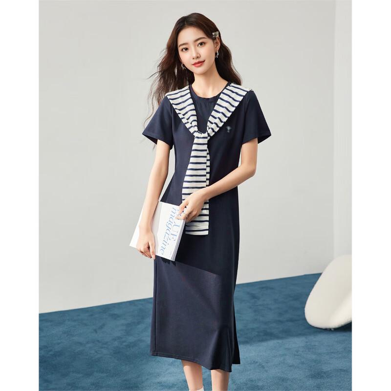 IEF Women's 2025 Korean Style Casual Long Dress