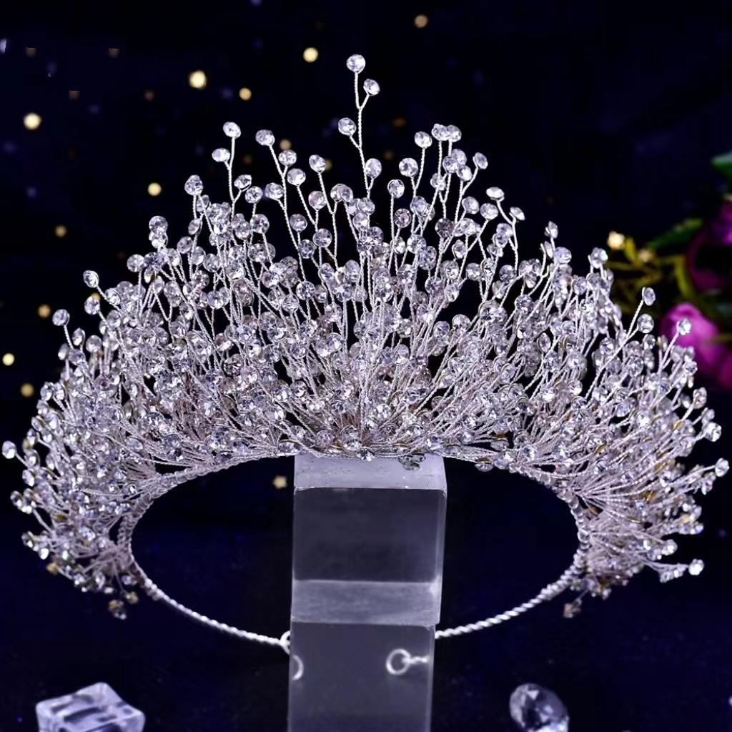 Buy AB Colorful Rhinestone Bridal Jewelry Luxury Crystal AB Bridal