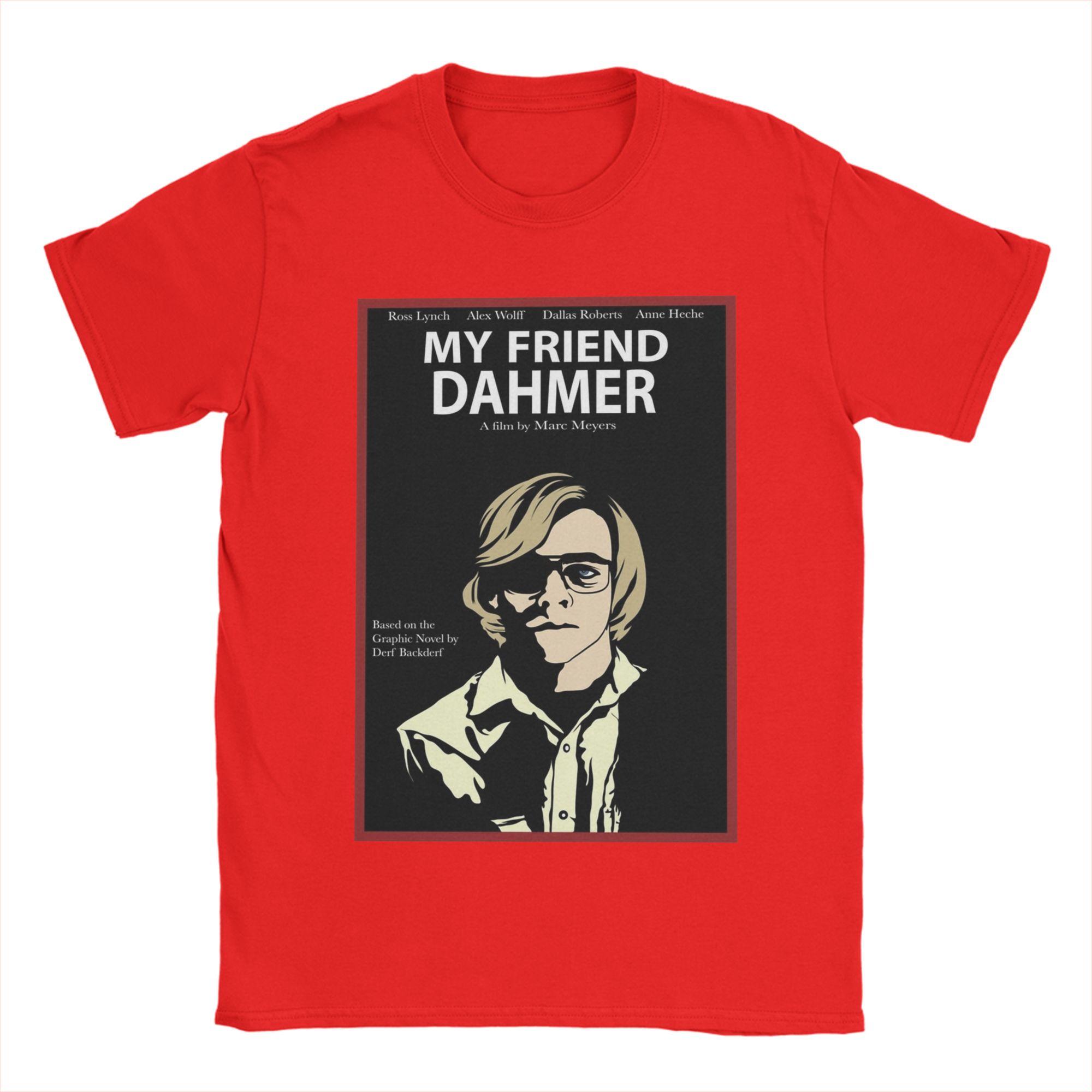 Mens My Friend Jeffrey Dahmer T Shirt Pure Cotton Tops Crazy Short Sleeve Round Collar Tees Summer TShirts S