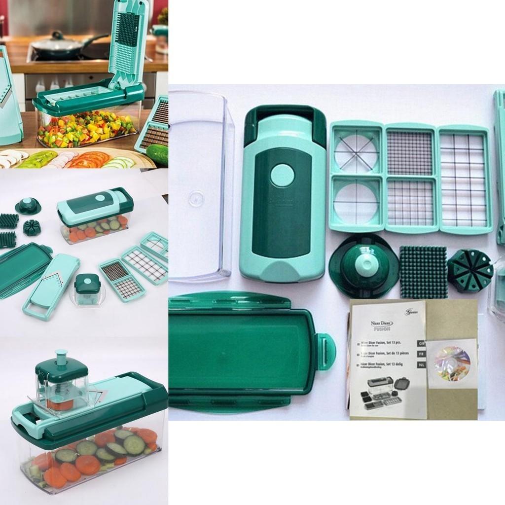 Multi-functional Easy Food Chopper Vegetable Cutter Slicer With Durable Stainless Steel Blades For Effortless Kitchen Prep