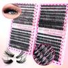 Lash Bond Asend Seal Eyelash Clusters Lasting Double-Ended Fixed Eyelash Glue Remover Tweezers Kit Eyelash Curler Brush Kit Tool