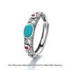 Hollow Out Auspicious Clouds Ring Adjustable Opening Irregular Opening Ring  Gifts for Women Girl