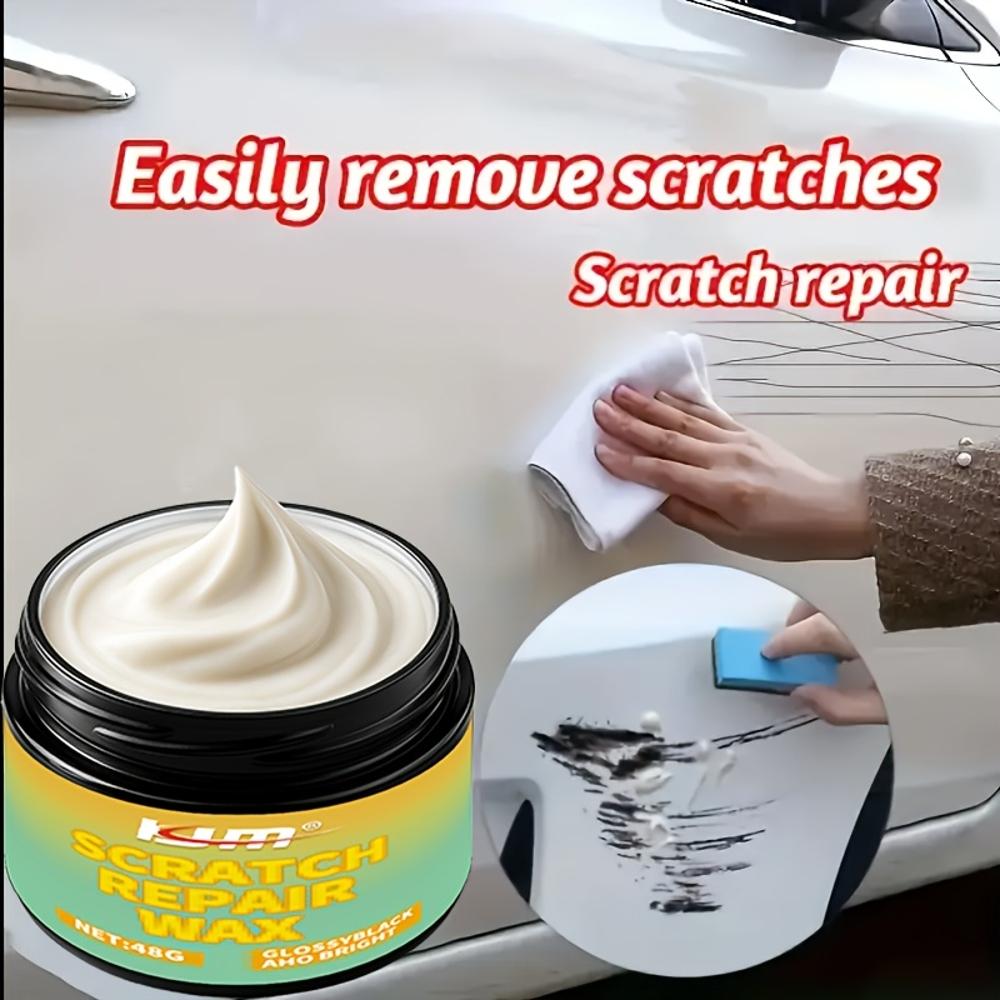 Car Scratch Repair Shine Wax - Instant Glow Scratch Remover with Nano Technology, Safe for All Cars - Paint-Safe Scratch Repair