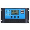 60A Solar Charge Controller with Dual USB Port 5V Auto PWM LCD Display Solar Panel Battery Regulator
