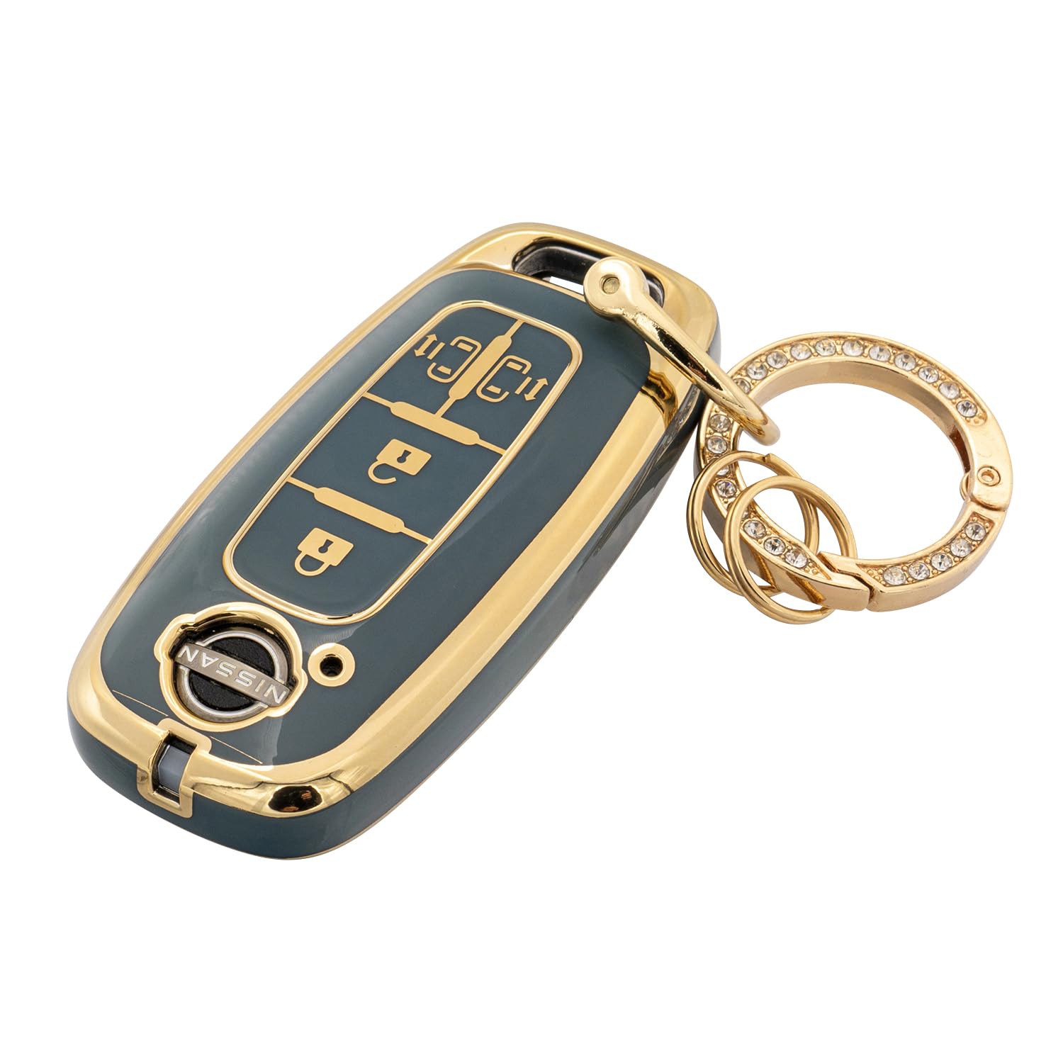 

[SKYBELL] Key Case Nissan Key Cover Serena C28 Nissan Compatible серый