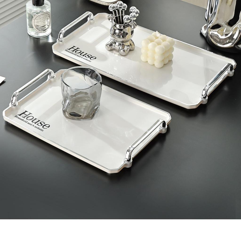 2023 Luxury Rectangular Tea Tray for Home, Salon, & Living Room