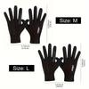 1pair Waterproof Sports Gloves for Men - Keep Your Hands Warm and Dry During Outdoor Activities