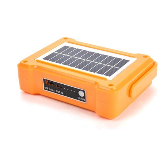 Portable Camping Flashlight USB/Solar Rechargeable LED Emergency Lamp with 6 Levels Adjustable Multifunctional Device Outdoor Tent Lamp Camping