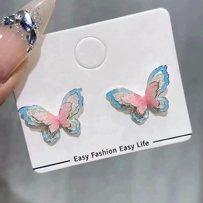 Color Dopamine Earrings, Sweet Super Fairy Temperament, Simple Personality and High Value Niche Earrings