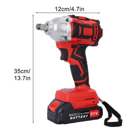 Avvitatore a impulsi senza fili 520N.m Alta coppia Avvitatore elettrico con 2 batterie da 1500mAh Motore brushless Avvitatore a impulsi elettrico