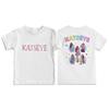 KATSEYE Trendy Girls Printed Childrens Roundneck Shortsleeved Tshirt for Summer Loose and Comfortable Casual Wear