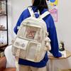 Cute Large Capacity High School Student Schoolbag Backpack For Women Cartoon Style Versatile Backpack Junior Student Backpack