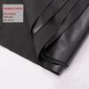 Elastic Lamb Grain PU Faux Leather Fabric - Waterproof and Wash-Free Imitation Leather for Clothing and Accessories