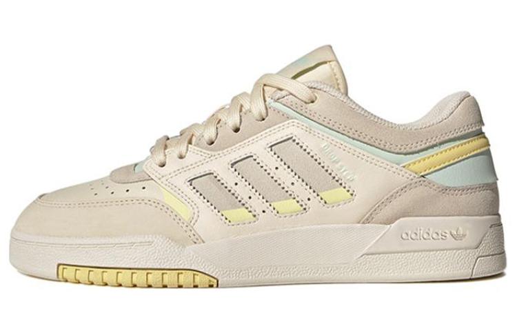Adidas Originals Drop Step Low  Cream Yellow Blue  Women s HP2329 38