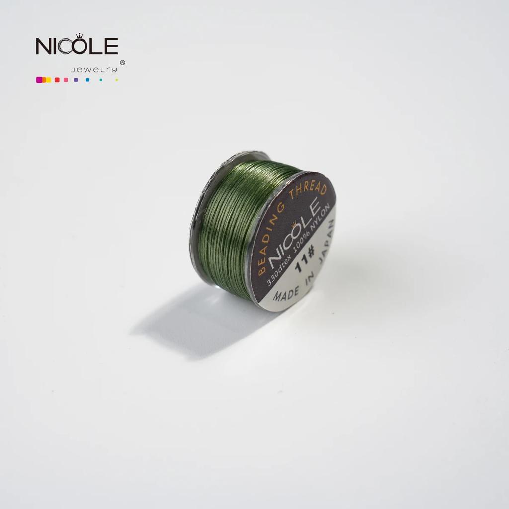 Miyuki %100 Naylon 330 DTEX Boncuk İpi DIY Japonya Boncuk İpi Aksesuarları Bilezikler İçin 46M/Rulo