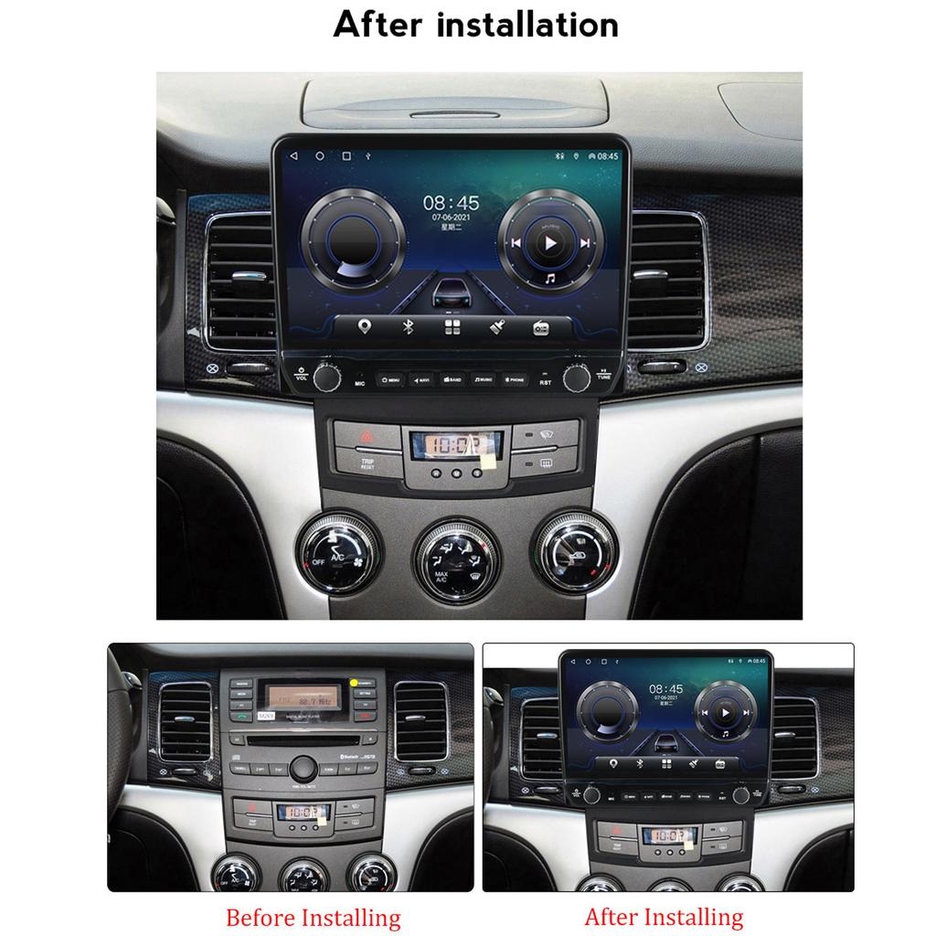 Android Autoradio für SsangYong Korando 3 Actyon 2 2010 - 2013 mit Knopfknopf 10 Zoll Multimedia-Player Navigation GPS Carplay 2 + 32 GB