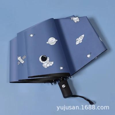 W pełni automatyczny, dwufunkcyjny parasol chroniący astronautów przed słońcem i deszczem, z potrójnie składanym winylem chroniącym przed promieniowaniem ultrafioletowym.