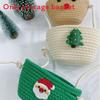 Wall Mounted Storage Basket With Cotton Weave For Dorm Room Organization And Household Use