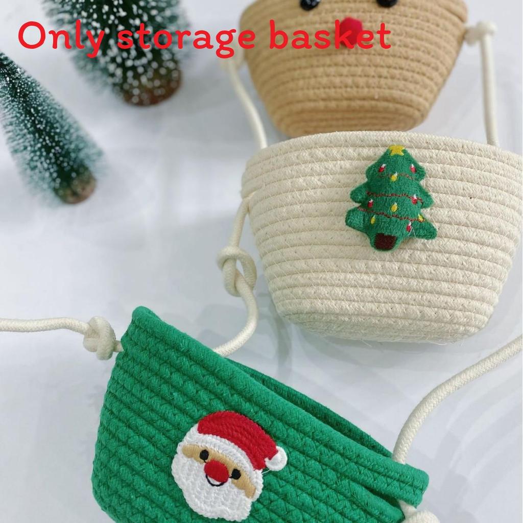 Wall Mounted Storage Basket With Cotton Weave For Dorm Room Organization And Household Use