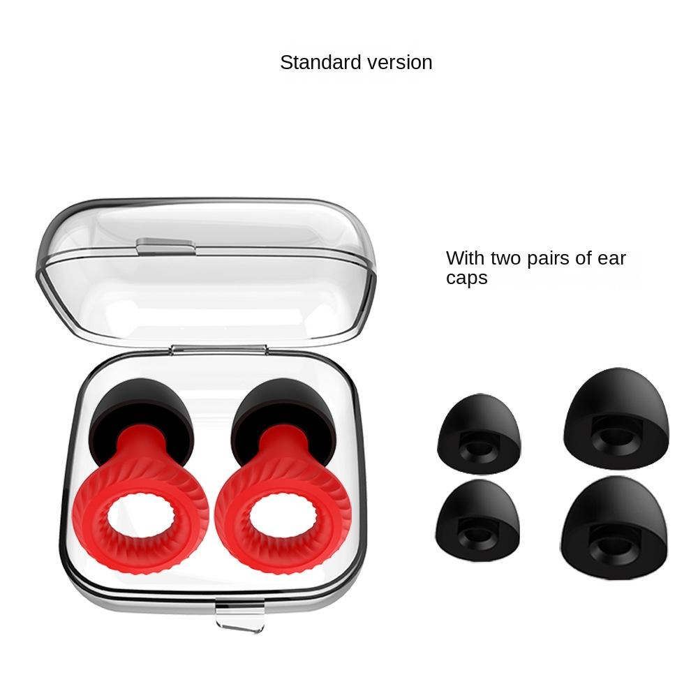 1 Paar Slaap Geluidsreducerende Oordopjes Zacht Siliconen Oorkappen Geluidsbescherming Reizen Herbruikbaar Zwemmen Waterdichte Oordopjes