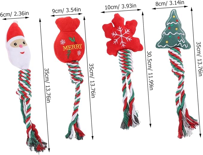 New Design Christmas Dog Toys Wholesale Funny Customized Dog Toys Dog Squeaky Toy Christmas