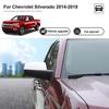 For Chevrolet SilveradoGMC Sierra 2014-18 View Side Mirror Cap Trim Cover White