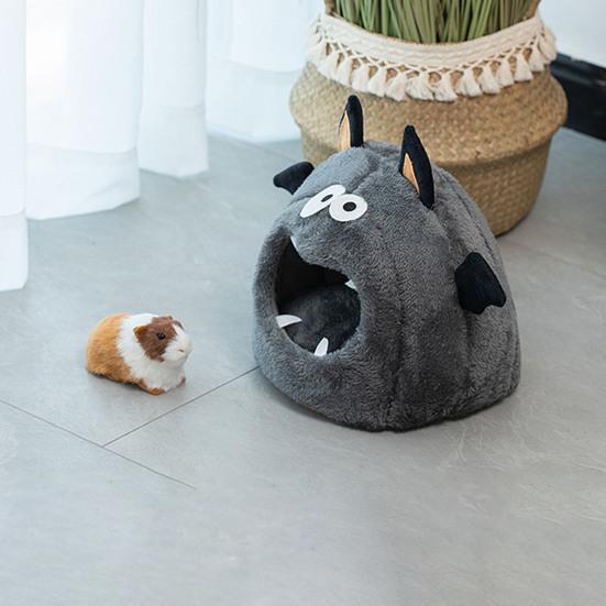 Hamster House Non-slip Bottom Cartoon Big Space Soft Comfortable Keep Warm Polyester Small Bat