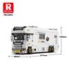 Truck Series Building Block Container Heavy Truck Trailer RV Luxury Motorhome Model Bricks Desktop Collectible Ornament Toy Gift