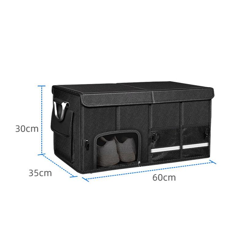 Foldable Trunk Storage Box Waterproof Oxford Cloth Large-Capacity Car Organizer for Camping/Fishing Easy To Carry