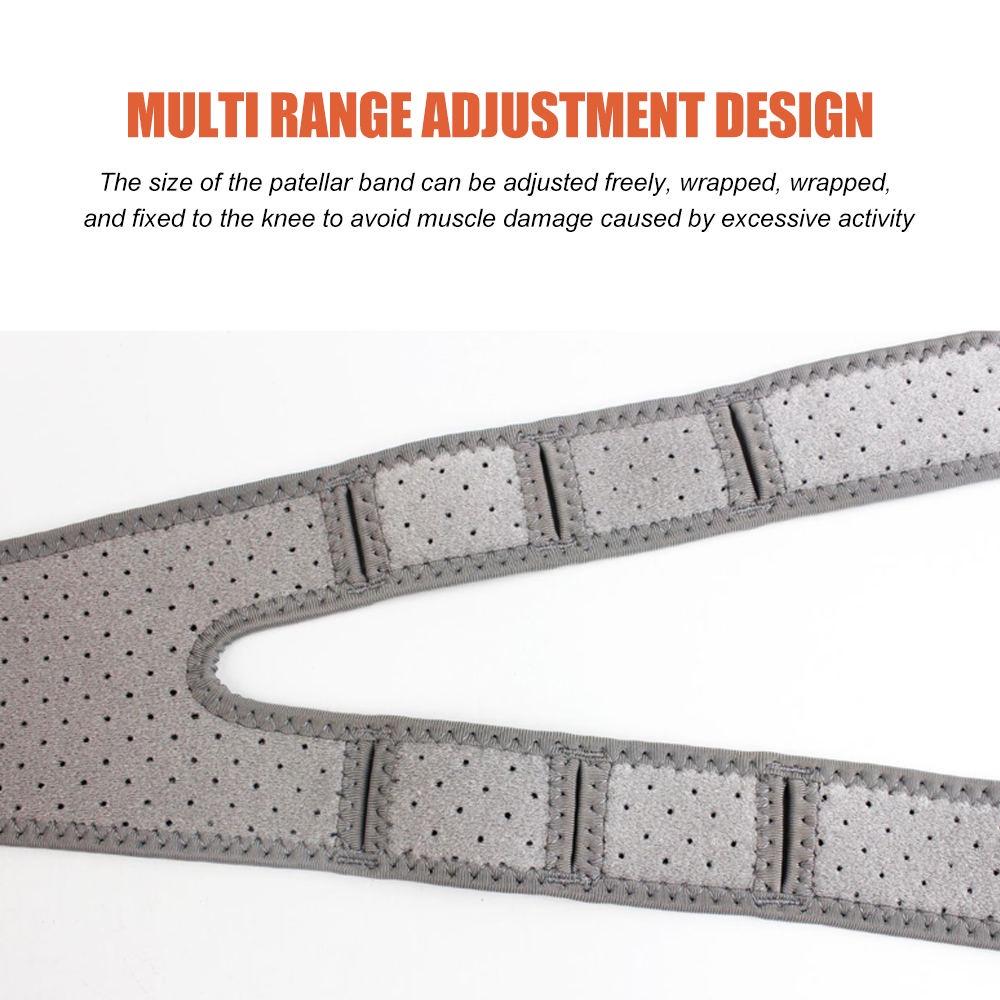 1 szt. Ortezy na kolano rzepki na ból kolana, Podwójne paski wspierające ścięgno rzepki z podkładką żelową na zapalenie stawów, zapalenie ścięgien, uszkodzenie łąkotki